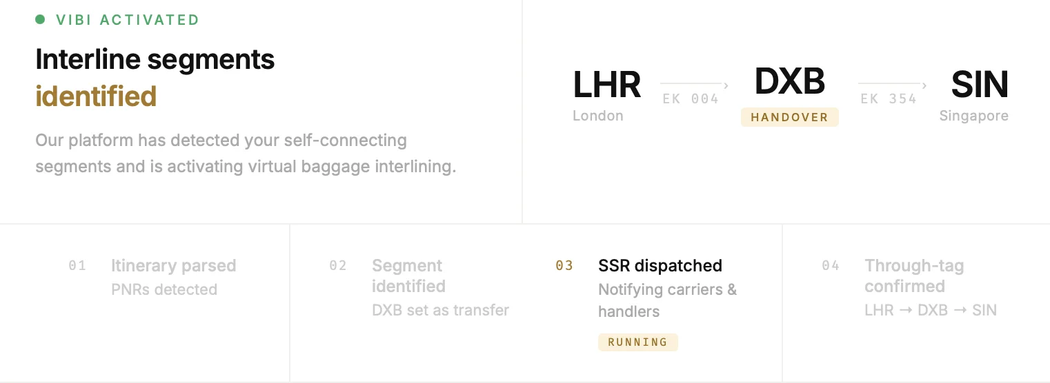 ViBI activated interline segments identified
